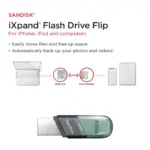 Հիշողության կրիչ SanDisk iXpand Flash Drive Flip 32, 64, 128 GB։ Ֆլեշկա։